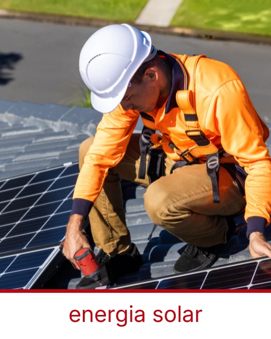 Escritório de energia solar utilizando sistema administrativo