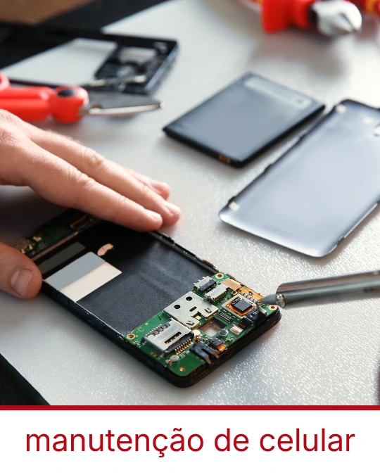 Loja de assistência de celulares utilizando sistema PDV